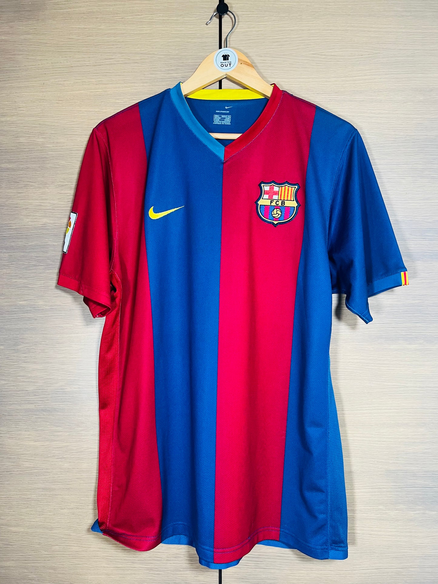 Barcelona 2006-07 Home Shirt Messi  #19 (sponsorless)