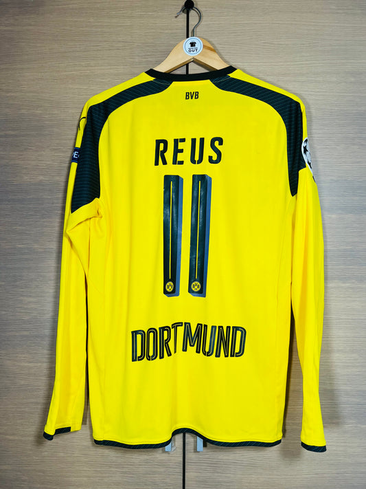 Borussia Dortmund 2016-17 Home CL version LS Shirt Reus #11