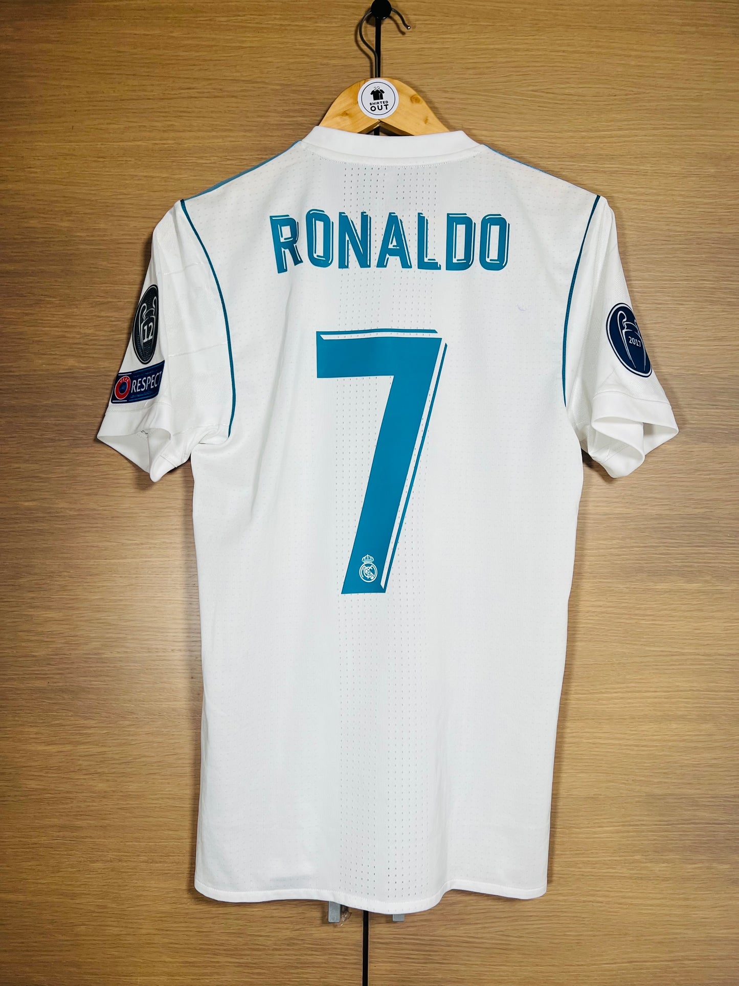 Real Madrid 2017-18 Home CL Shirt Ronaldo #7