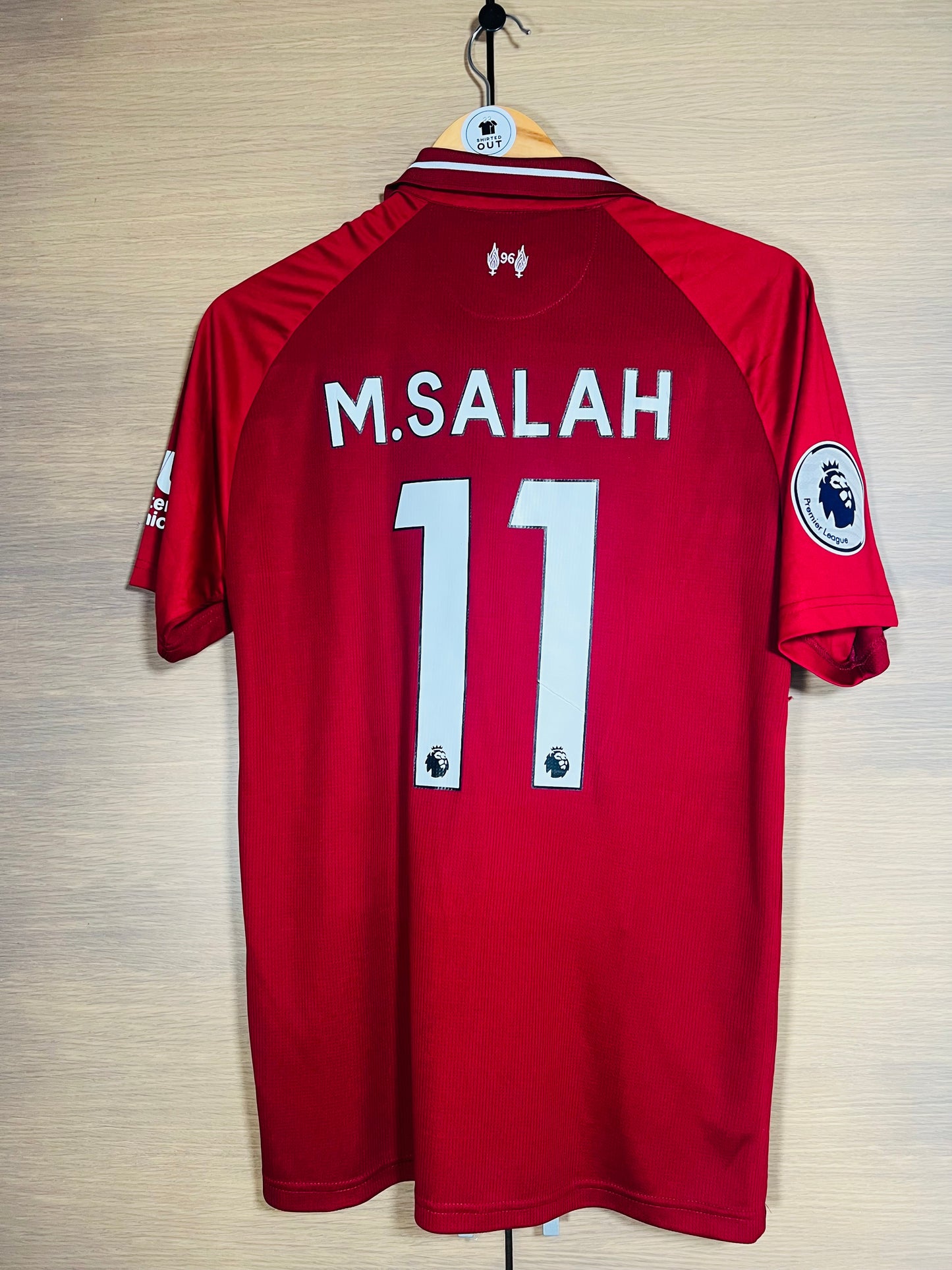 Liverpool 2018-19 Home PL Shirt Salah #11