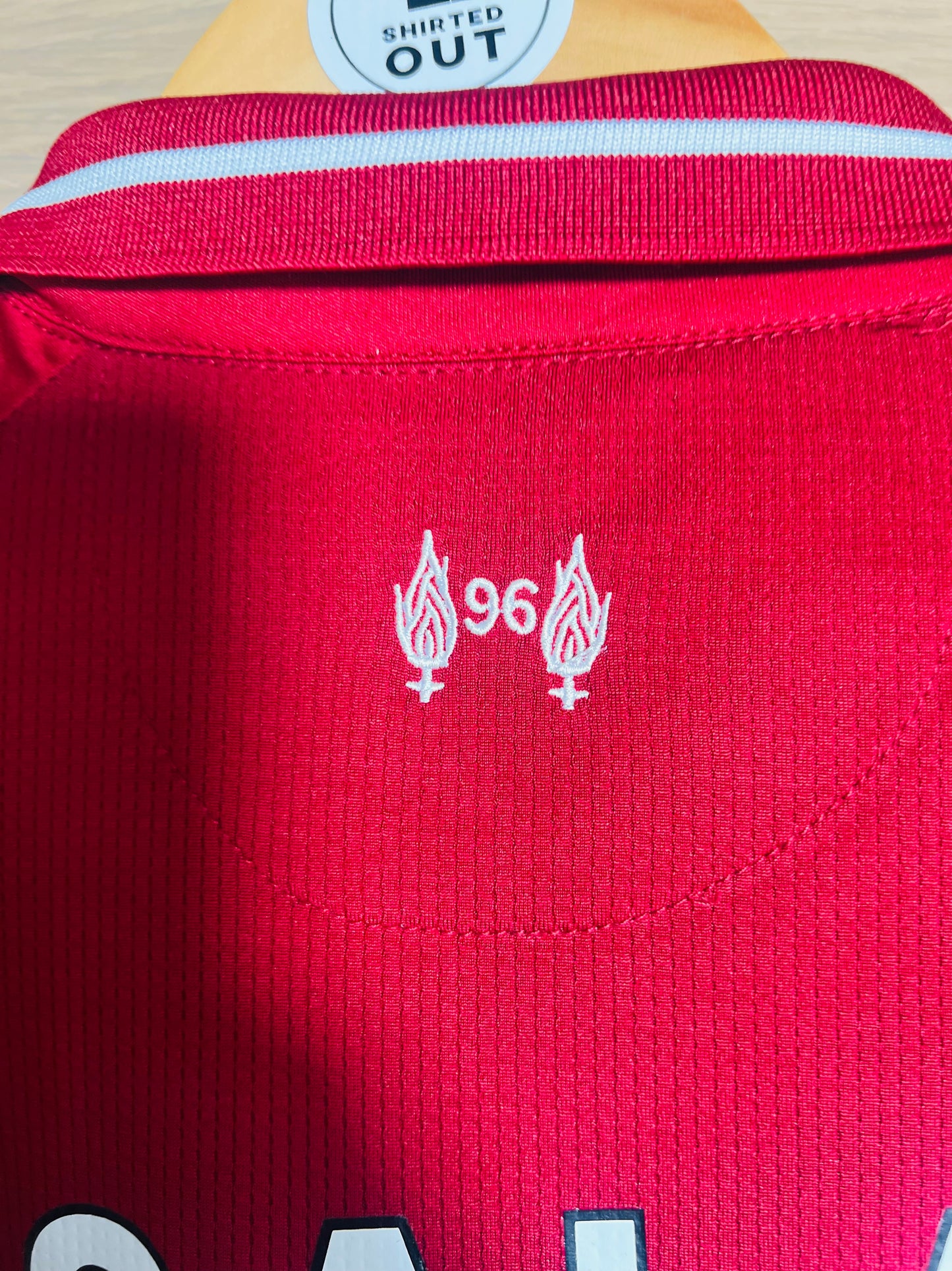 Liverpool 2018-19 Home PL Shirt Salah #11