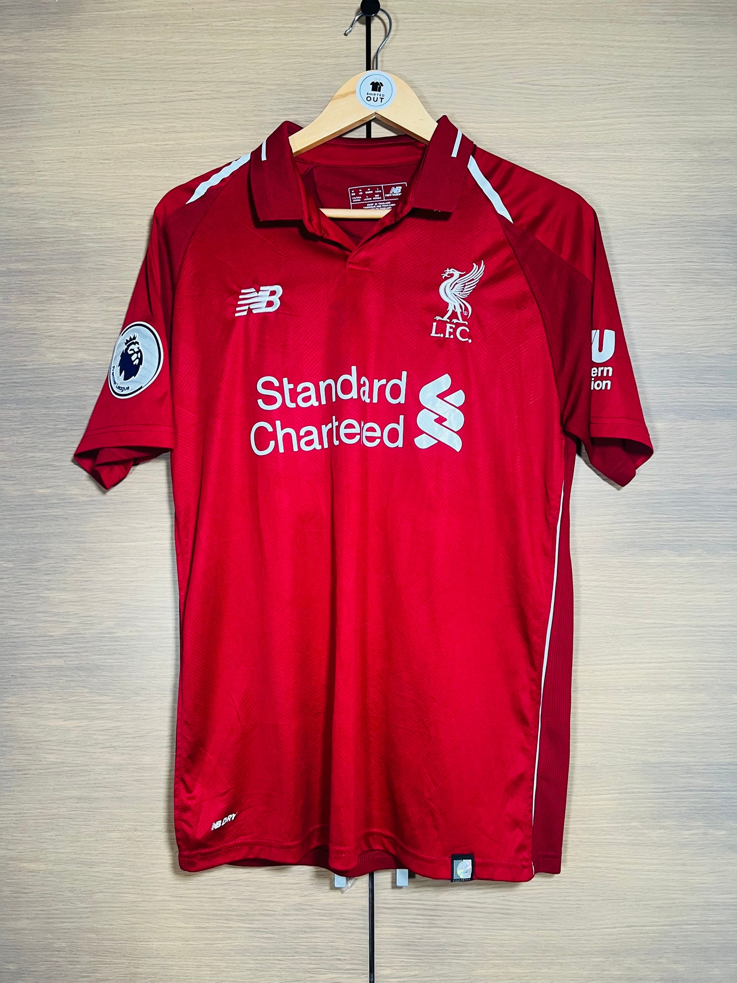 Liverpool 2018-19 Home PL Shirt Salah #11