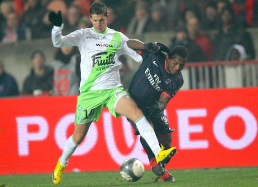 AS Saint-Étienne 2009-10 Player Issue Away Shirt